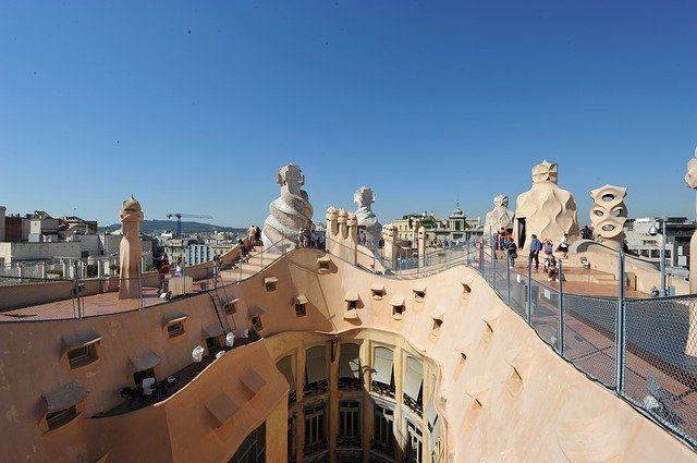 La Pedrera o Casas Mila de Gaudi